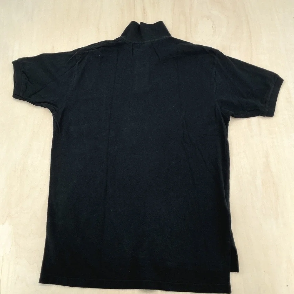 Polo Ralph Lauren Shirt Mens L Black Red Pony Logo Short Sleeve Classic Preppy